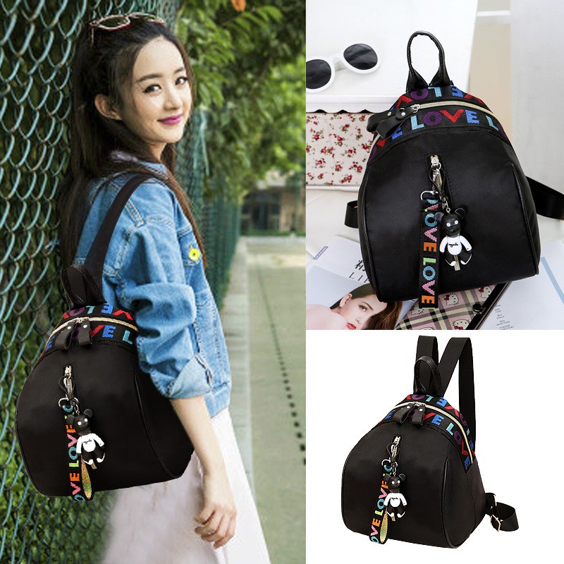 FS-2806 BACKPACK IMPORT KOREA STYLE / TAS WANITA MURAH (FREE GANTUNGAN BONEKA)