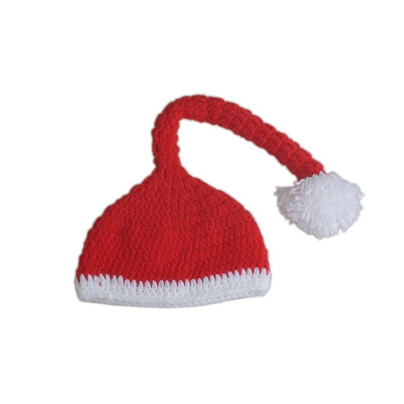 Kostum bayi new born knitted santa christmas costume bayi foto studio