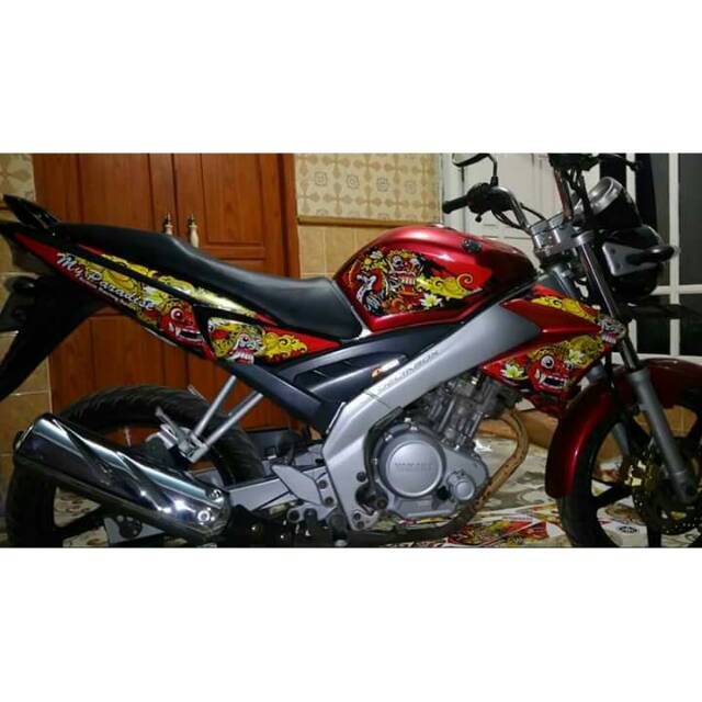 Paling Baru Stiker Striping Vixion Old Merah