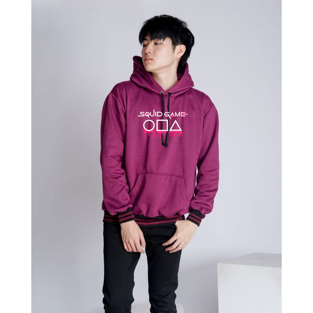 BISA COD / ALIPIO781 - FRONTMAN SQUIDGAME /  netflix / korea / new hot list / game / hoodie pria / kekinian