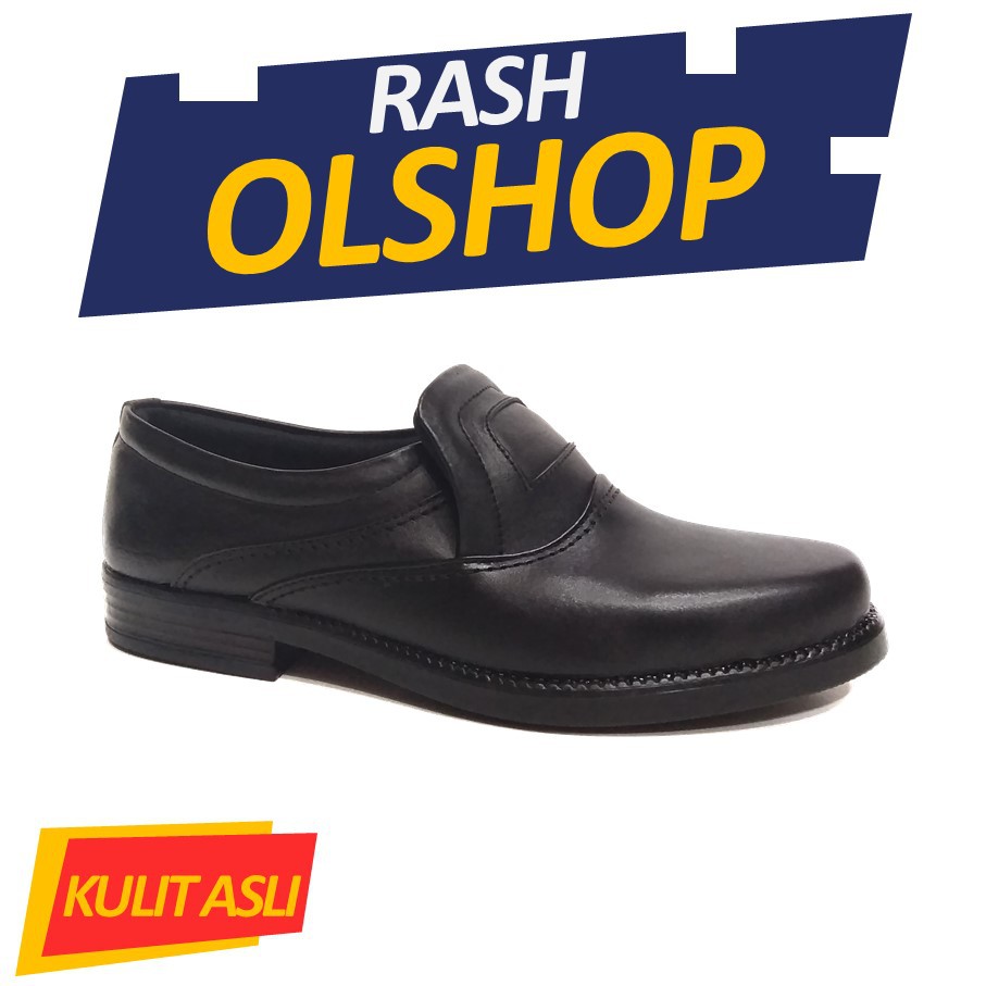 Sepatu Kantor Model Klasik Sepatu Kulit Formal Pria Slip on