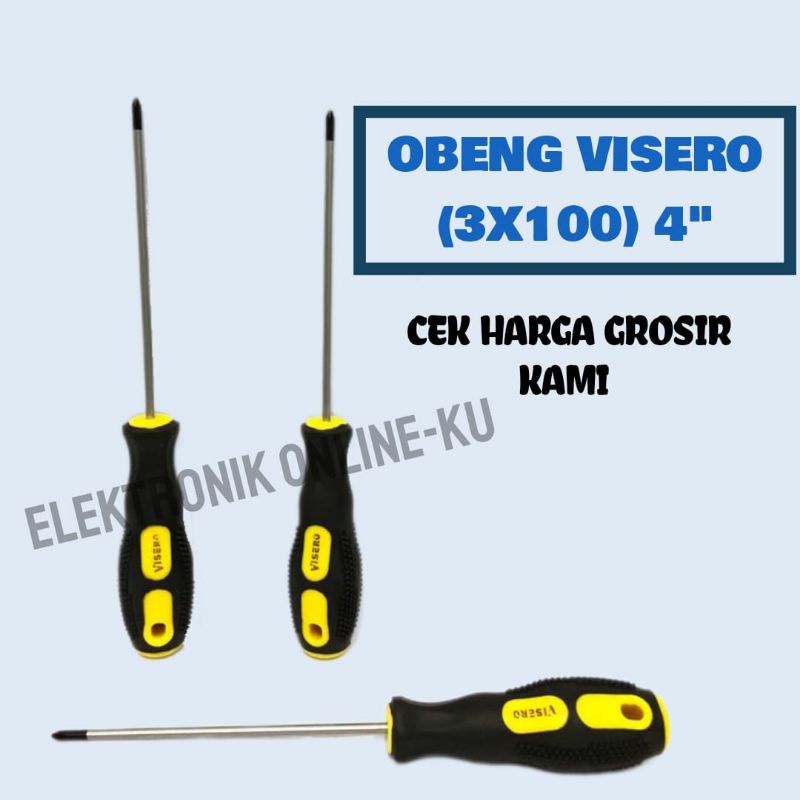 TOOLS OBENG VISERO 3×100 4&quot; VSD340