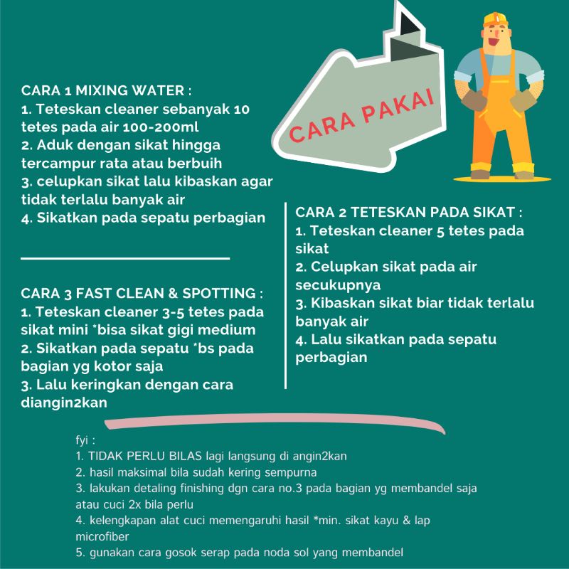 Shoes on top - Sabun Pembersih Sepatu Shoe Cleaner 500ml - Pencuci sepatu kotor noda bandel