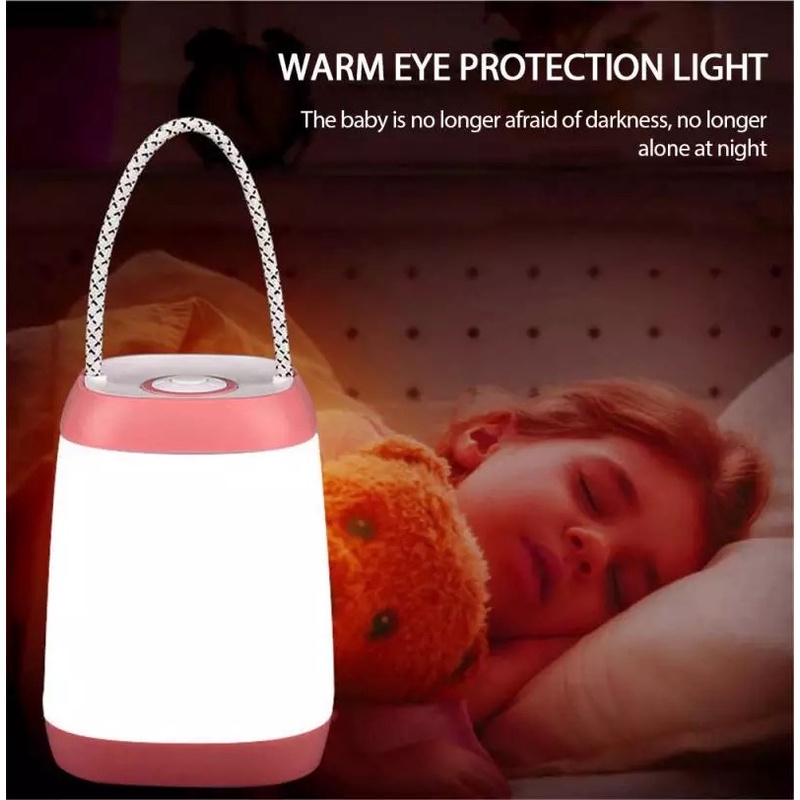 Lampu Emergency USB Charger LED Rechargable Camping Night Light