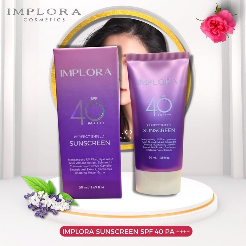 IMPLORA Perfect Shield Suncreen SPF40 PA+++ll SUNCREEN IMPLORA