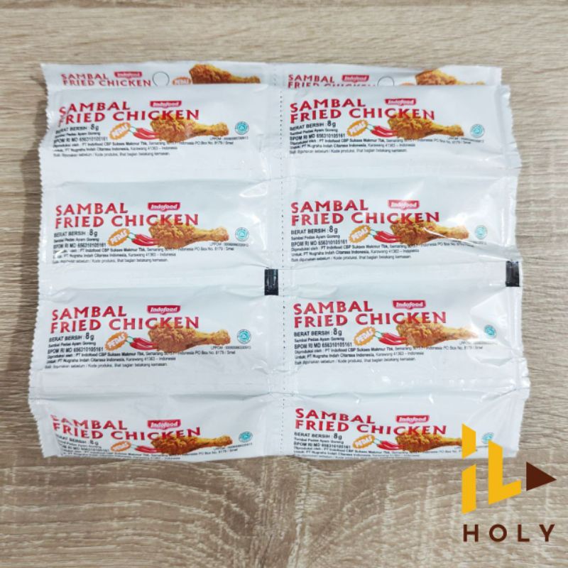 

Indofood Saus Sambal Fried Chicken Renteng 24x8gr (24 Sachet) / Saus Saos Sambal Fried Chicken Indofood