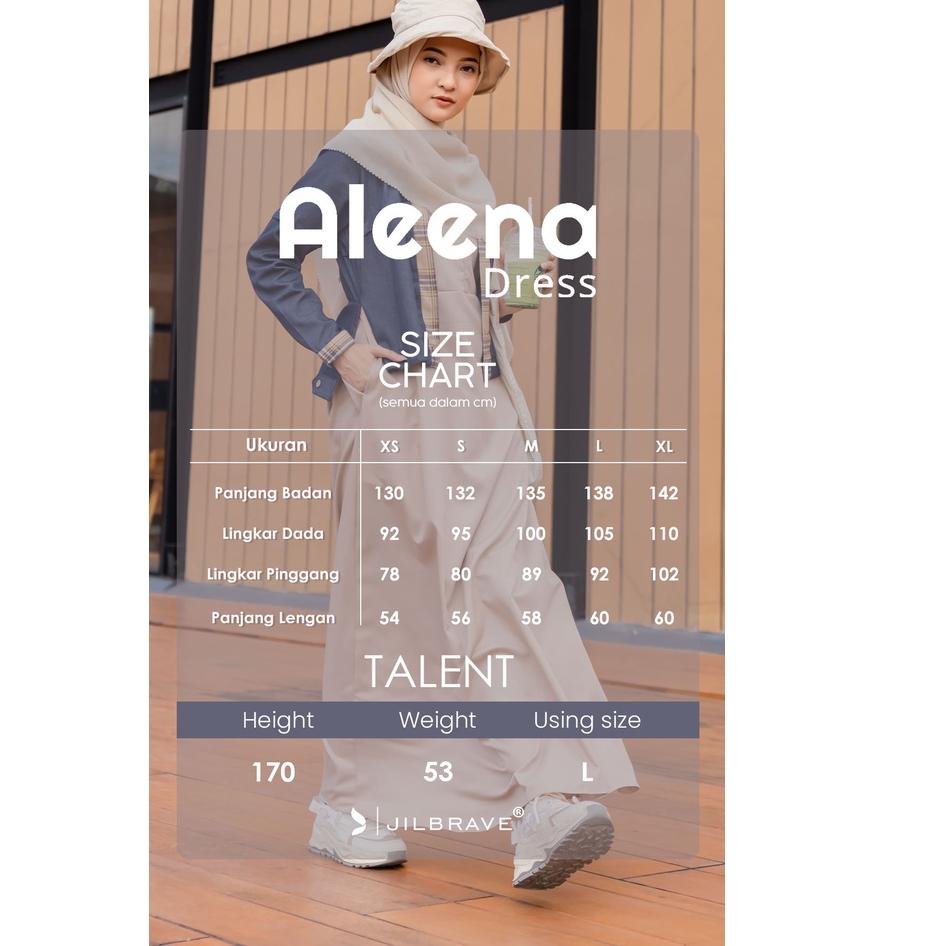 Paling Sesuai.. JILBRAVE Aleena Dress 3.0