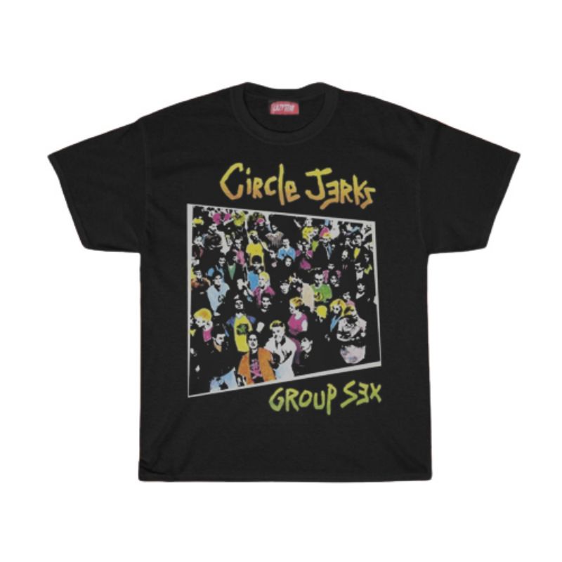 KAOS / T SHIRT / CIRCLE JERKS / KAOS BAND CIRCLE JERKS GROUP SEX