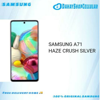 Samsung Galaxy A71 Haze Crush Silver | Shopee Indonesia