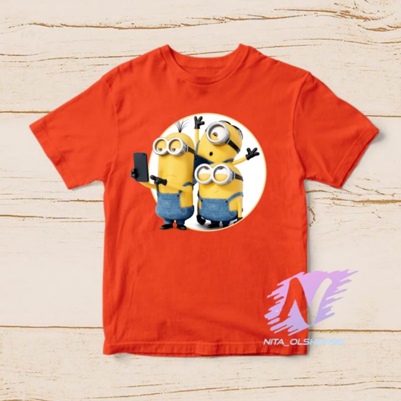 baju anak kaos anak karakter Minions the movie