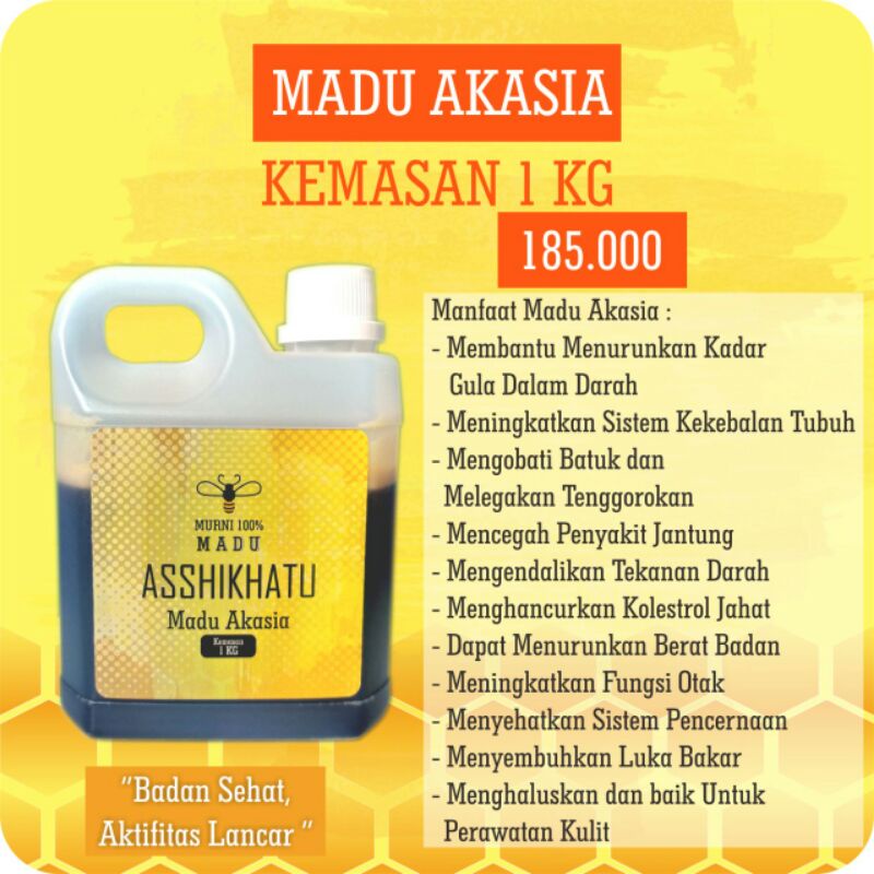 

TERLARIS ASSHIKHATU MADU MURNI AKASIA (1kg)