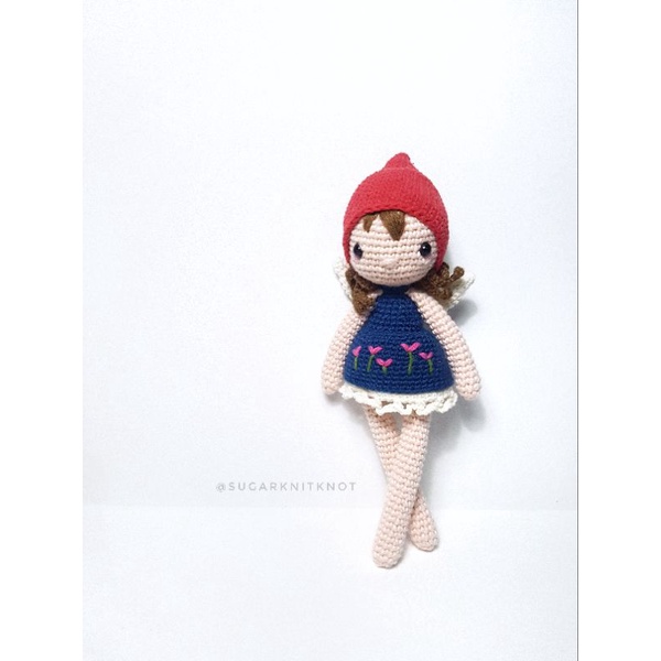 Wood Fairy amigurumi doll boneka rajut peri