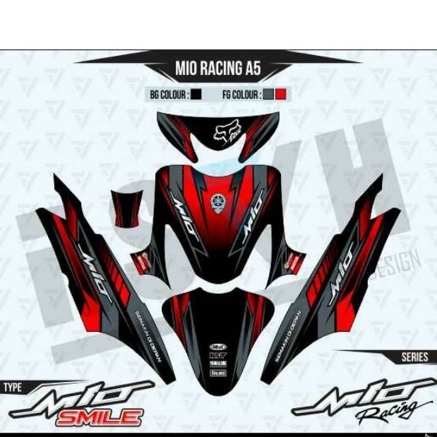 Decal Motor Yamaha Mio Sporty - Mio Racing 3
