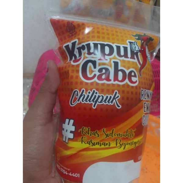 

Krupuk cabe aznin level 50