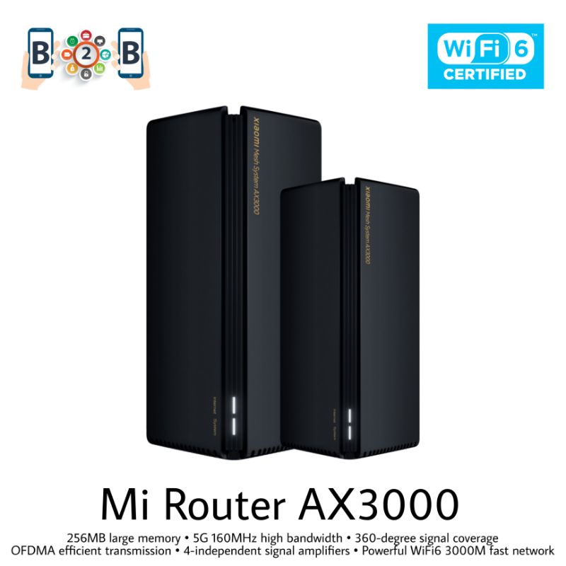 MIJIA ROUTER AX3000 Wi-Fi 6 Fully Upgraded - Mi Wifi