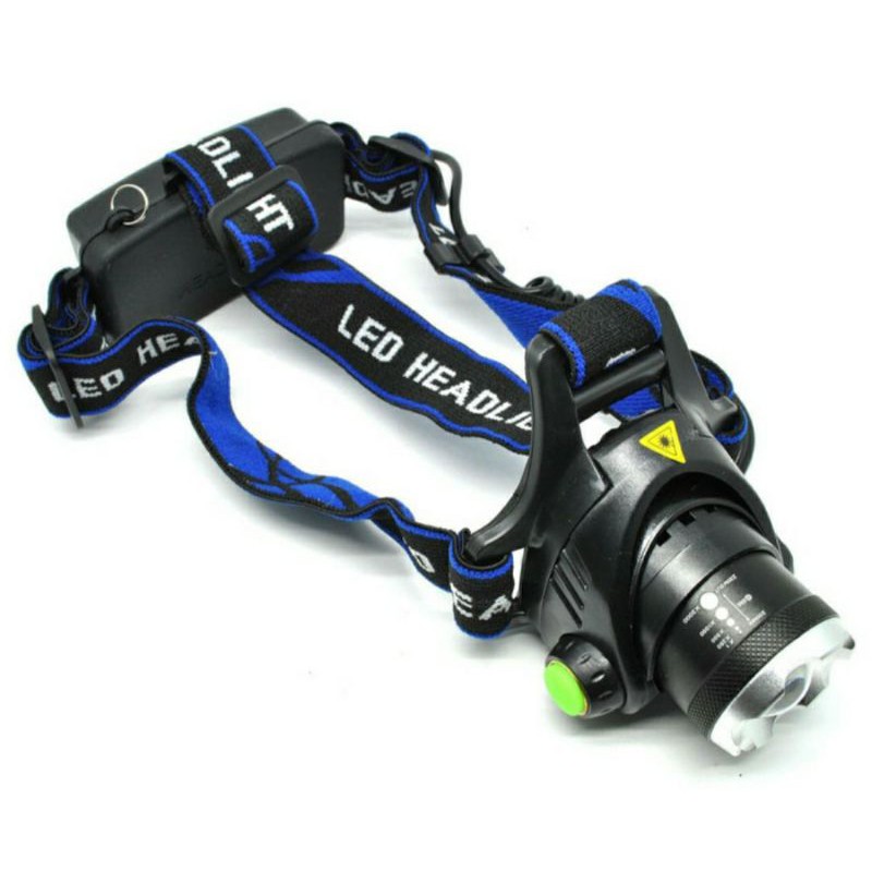 Senter Kepala LED Zoom Cas Head Lamp Led Cree XML T6 HD LD T11