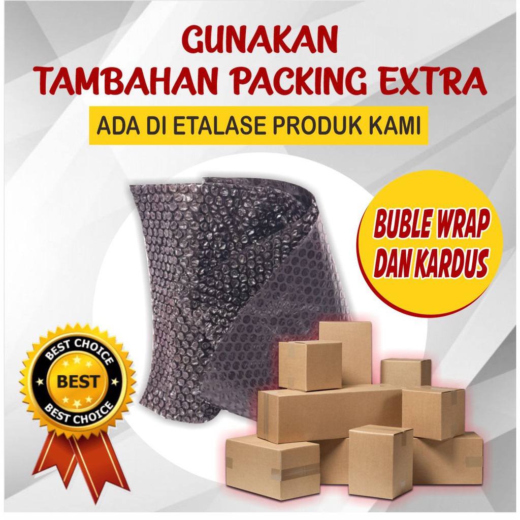 

PACKING EXTRA - Double Buble Wrap + Kardus/Busa