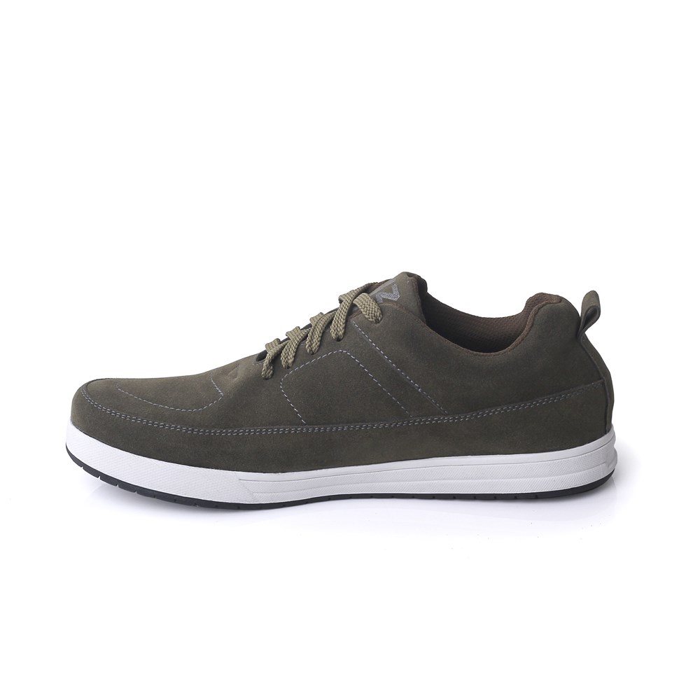 Justrue Sepatu Pria Sneakers Olive Muda Original 100% 316