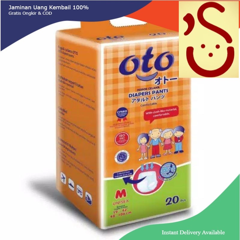 Popok Celana dewasa Oto M20