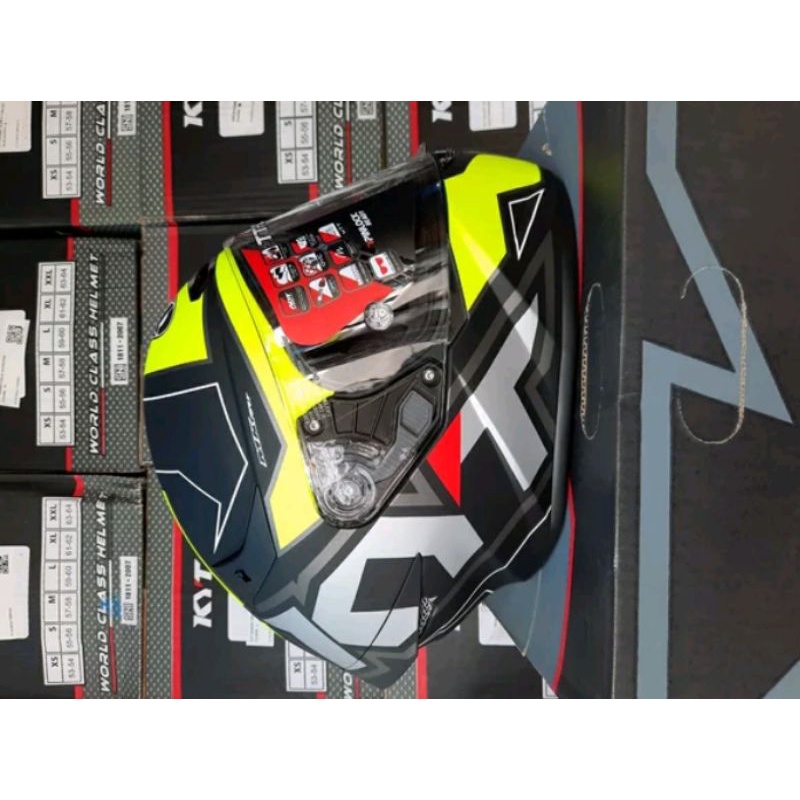 Helm KYT TTC TT Course Electron Yellow