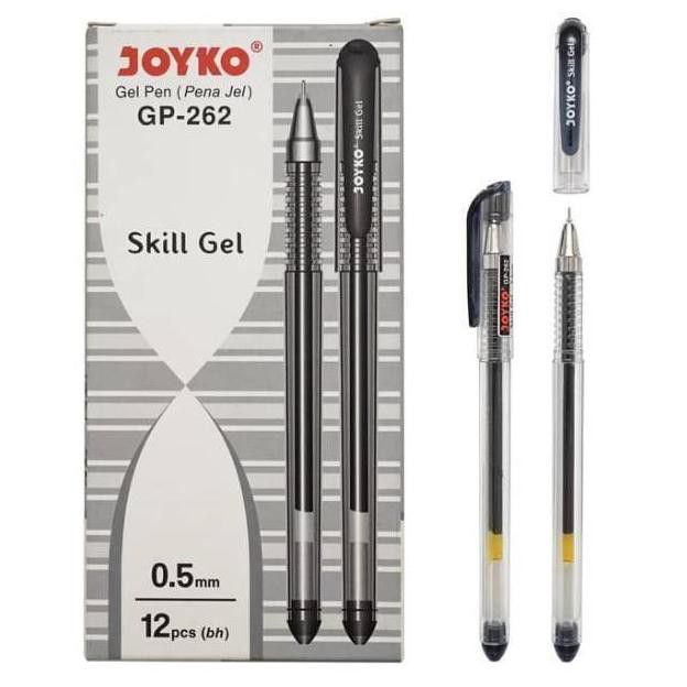 

Yj2Code Pulpen Joyko Skill Gel GP 262 - 12 pcs(rekomended)K5V3