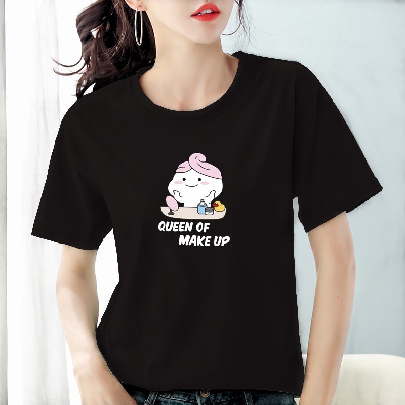 Kaos wanita cotton combed 30s / Baju wanita cotton combed  / Kaos polos wanita lengan pendek Bee129