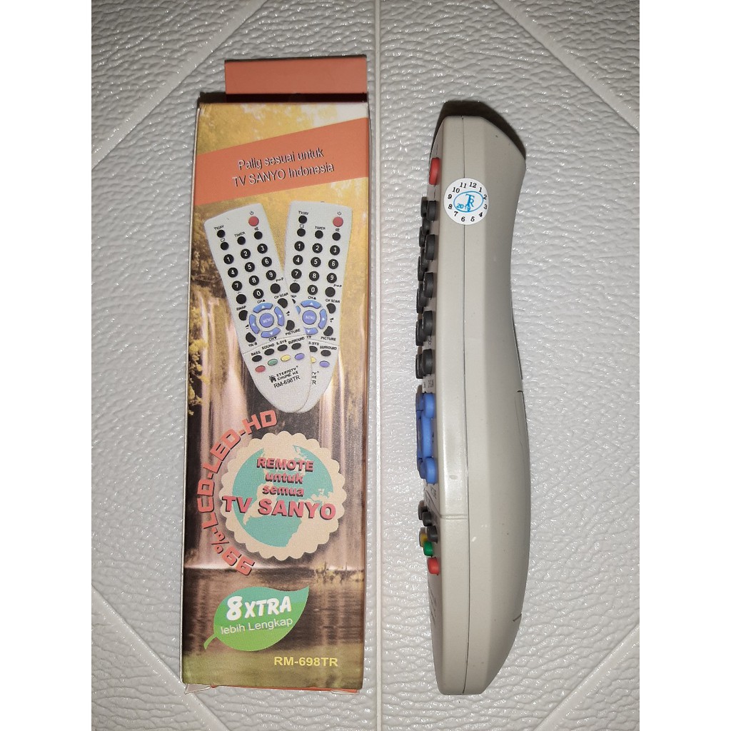 Remot / Remote SANYO TV TABUNG SLIM FLAT MULTI Type 698 tanpa setting