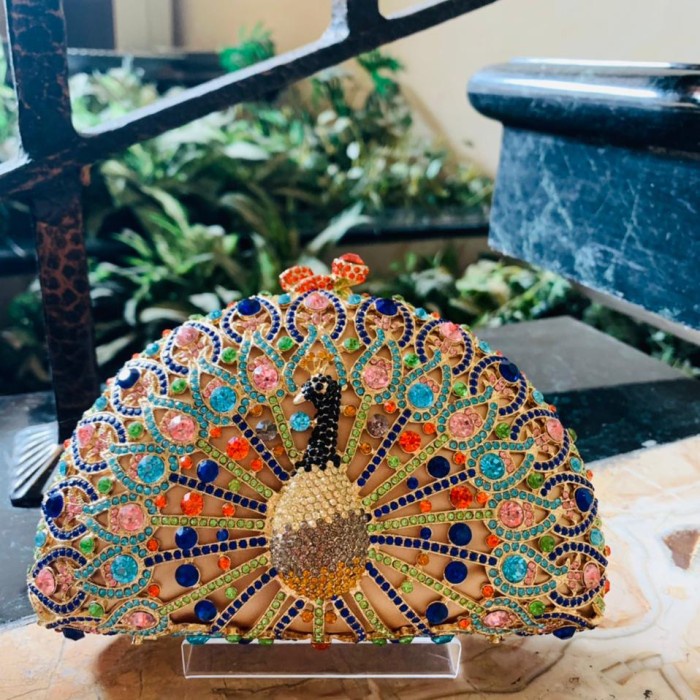 ROSSINI-Tas pesta swarovski / Clutch swarovski / Tas swarovski Merak A