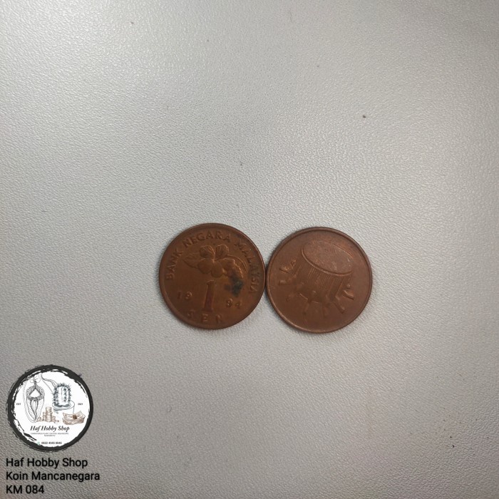 Koin Kuno 1 Sen Malaysia Tahun 1994