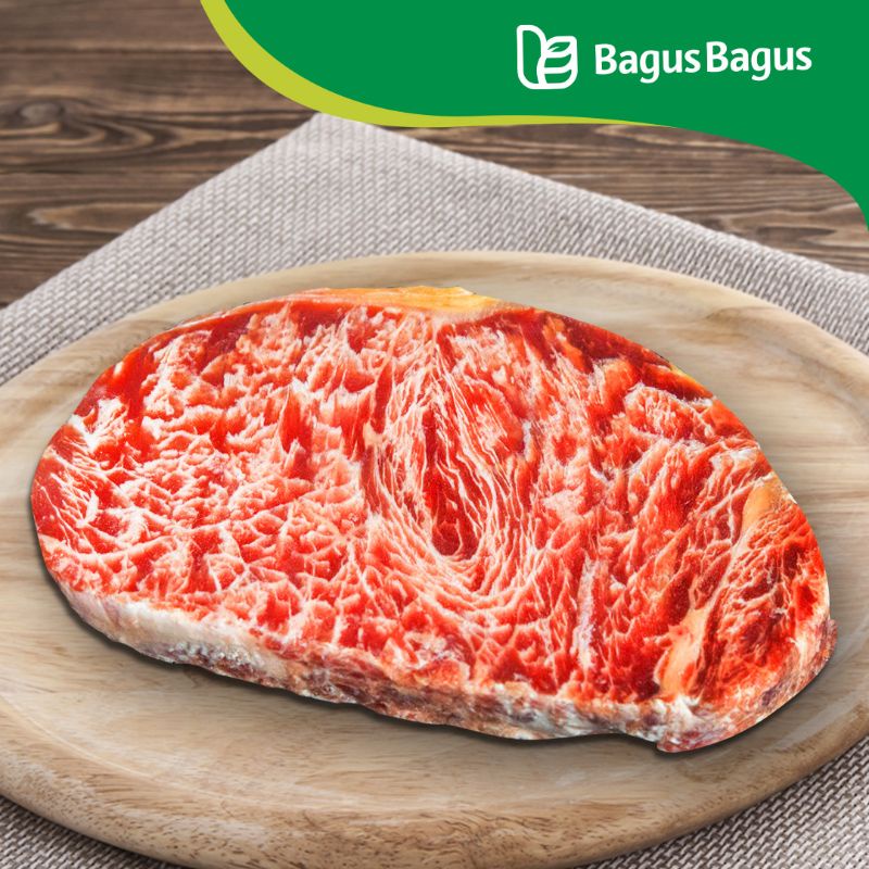 

Sirloin Wagyu Meltique Steak Premium 200 gram
