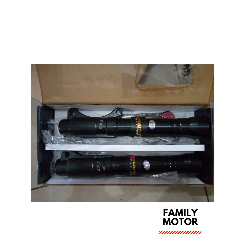 SHOCKBREAKER TABUNG DEPAN MIO - SCARLET