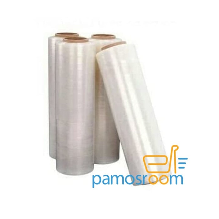 

Aman Streching Film 50Cm X 150 Meter 17 Micron Plastik Wrapping Strech Film Hemat