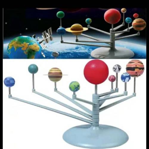 Pajangan Miniatur DIY Kit Tata Surya 9 Planet Solar System Planetarium