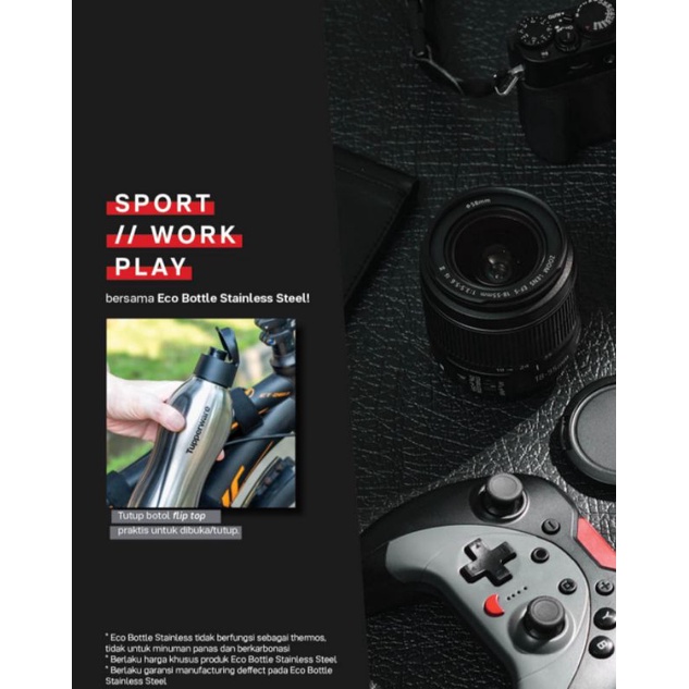 TUPPERWARE ECO BOTTLE STAINLESS STEEL