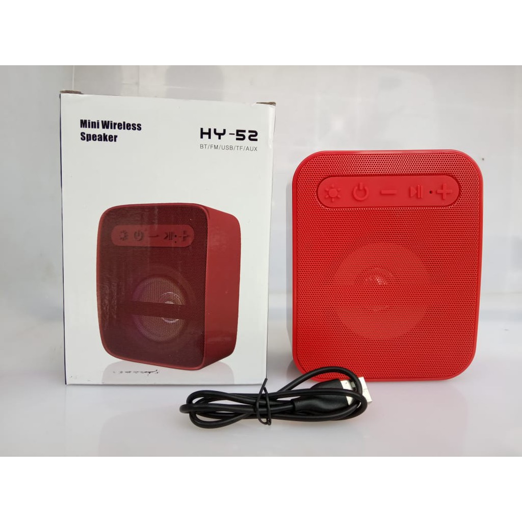 WIRELESS SPEAKER MINI PORTABLE/BLUETOOTH/TF PLAYER/USB HY 52 ORIGINAL