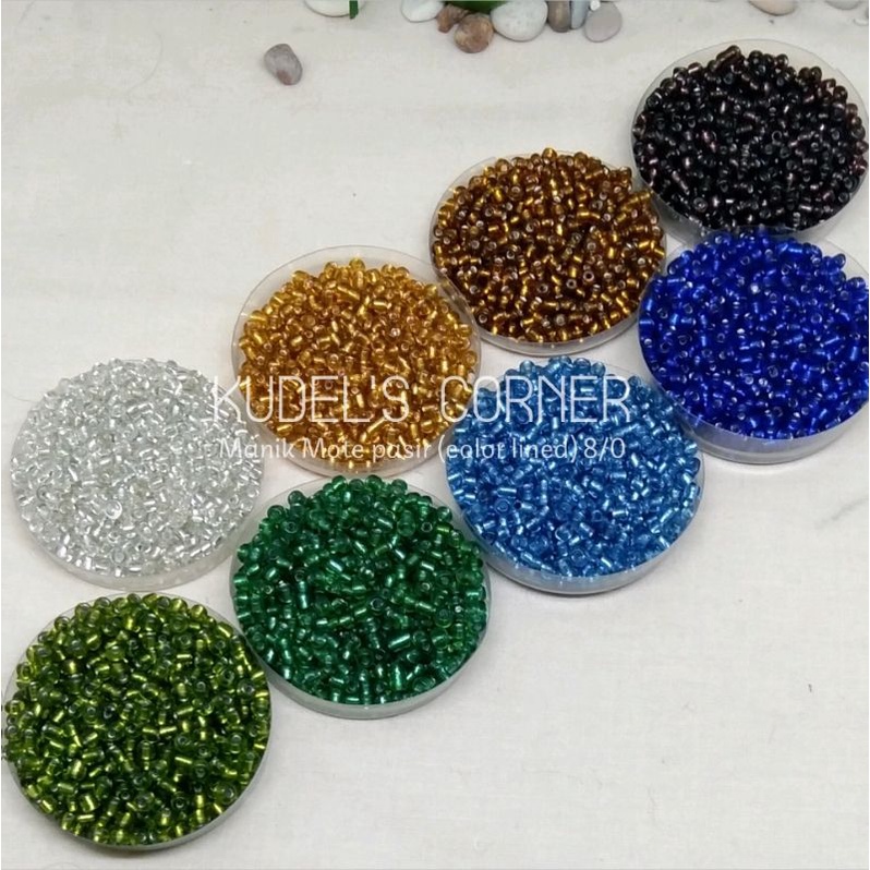 10gr manik Mote payet pasir 8/0 = 3mm [PART 2]