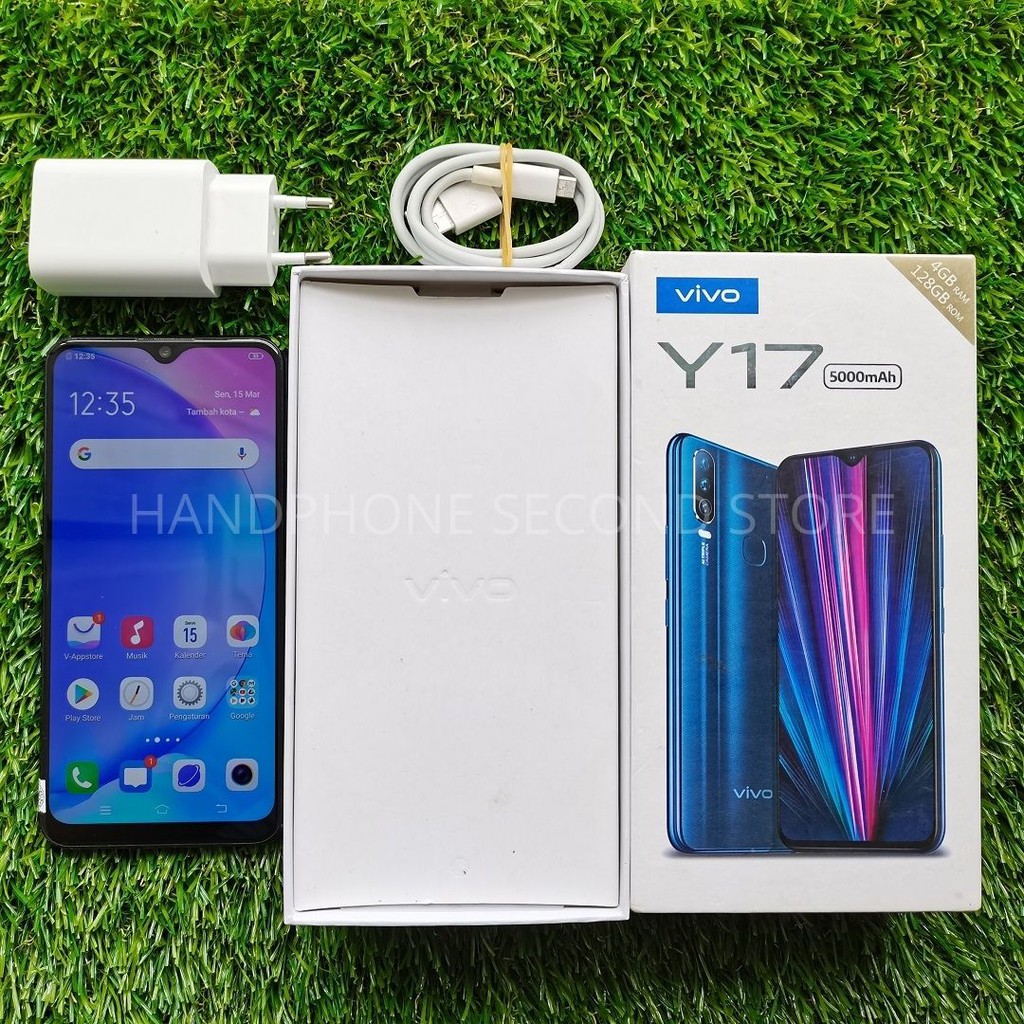 Hp Second Vivo Y17 4 128 Fullset No Hs Handphone Second Hp Sekenandroid Hp Bekas Murah Shopee Indonesia