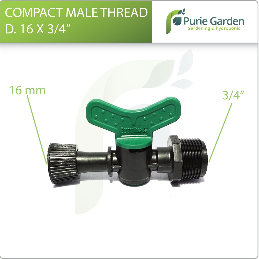 Compact Male Thread D. 16 x 3per4 Irritec