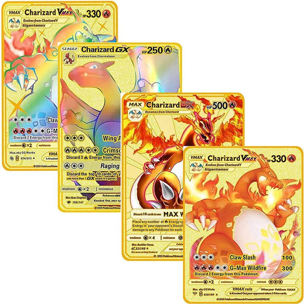 Needway   Kartu Pokemon Trading Battle Anak Hadiah Kartu Koleksi Trading Versi Inggris Limited Display Pikachu Golden Card