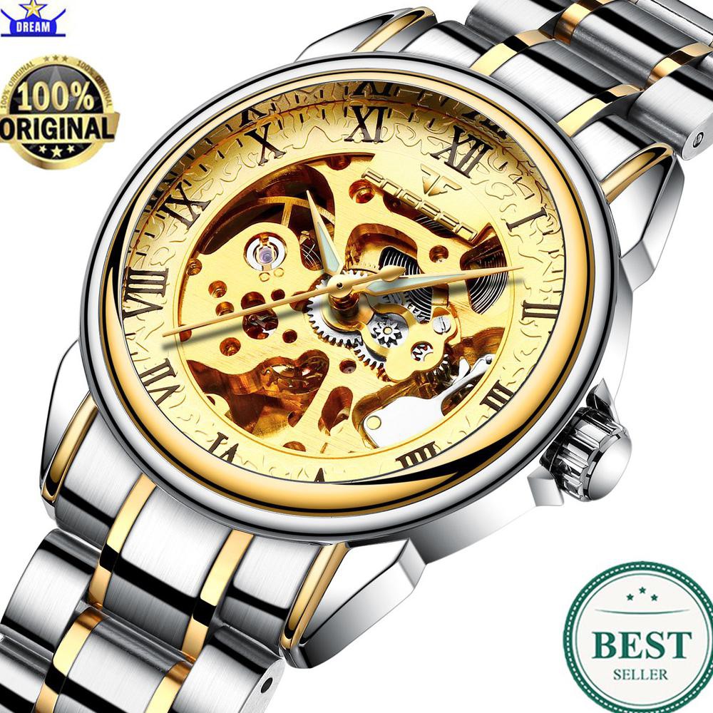 BISA BAYAR DI TEMPAT COD✔ Jam Tangan Pria mechanical automatic FNGEEN 8866 Luxury Business