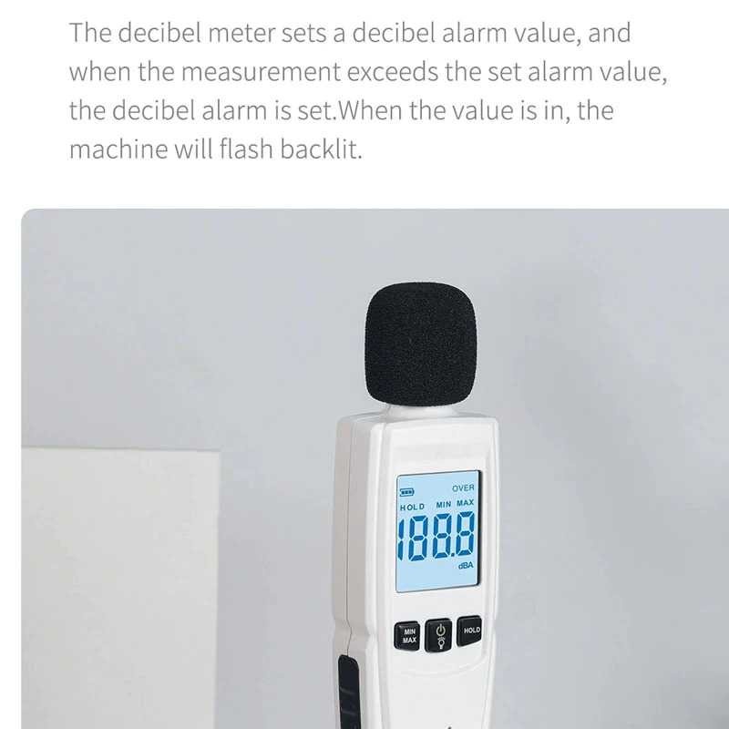 Alat Ukur Kebisingan Suara Noise Detector Sound Level Decibel Meter