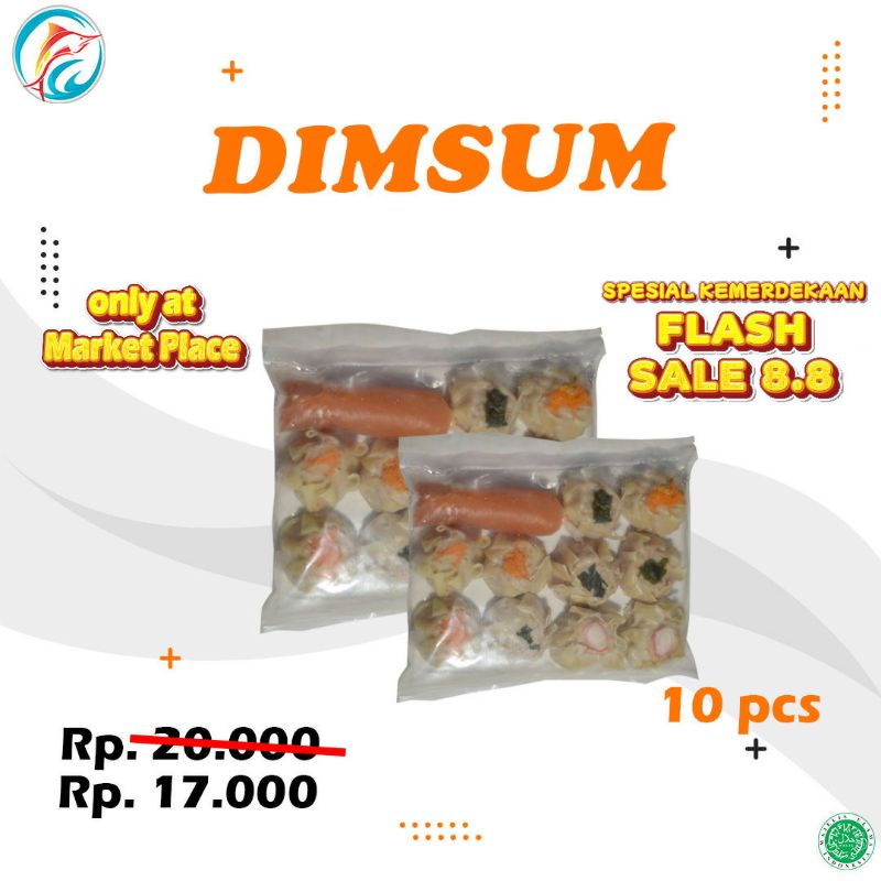 

Dimsum mix 10 Pcs Free Sauce