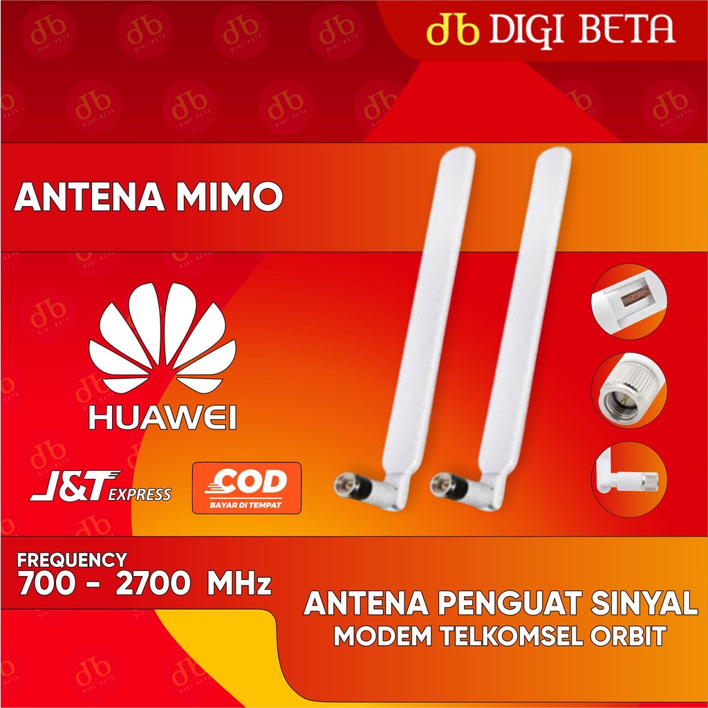 Antena Penguat Sinyal Indoor Mifi Wifi Modem Orbit Star 2 3 Pro Max Z1 H1 Router Huawei 5G 4G 3G All Operator