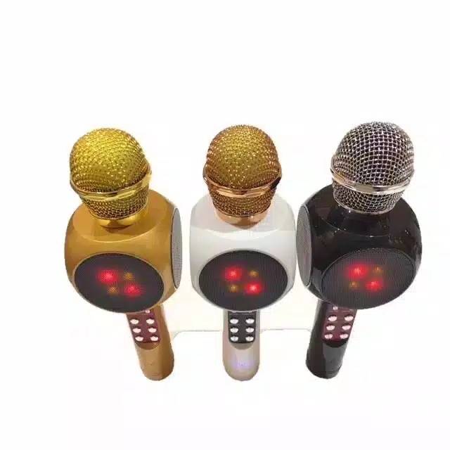 Mic bluetooth WS 1618  karaoke portable wireles