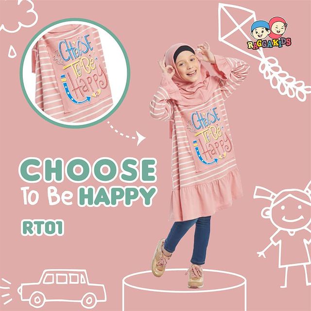 CUCI GUDANG RAGGKIDS ORIGINAL TUNIK PREMIUM ANAK -  REMAJA (1-12 Tahun) HANYA TUNIK