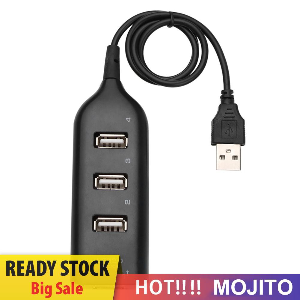 Mojito Hub Splitter 4 Port Usb 2.0 Kecepatan Tinggi 5mbps