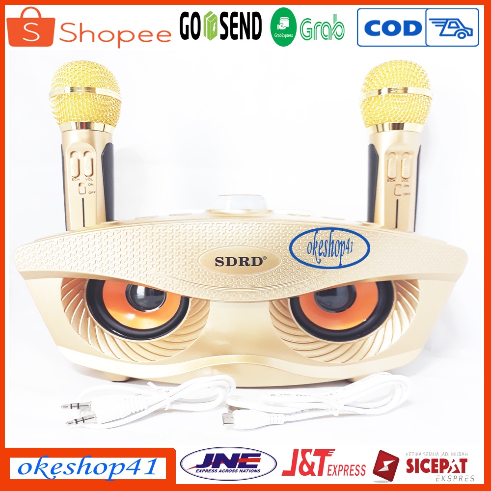 FLECO FL 311 Karaoke Speaker dengan 2 Mikrofon Bluetooth