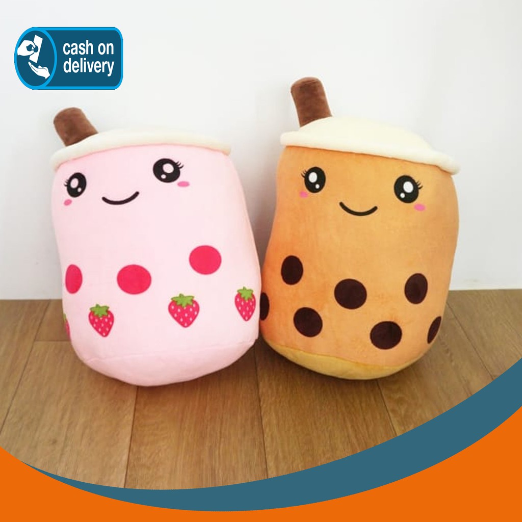 BONEKA BUBBLE TEA BOBA MILK TEA PLUSH DOLL MAINAN ANAK TOYS MURAH