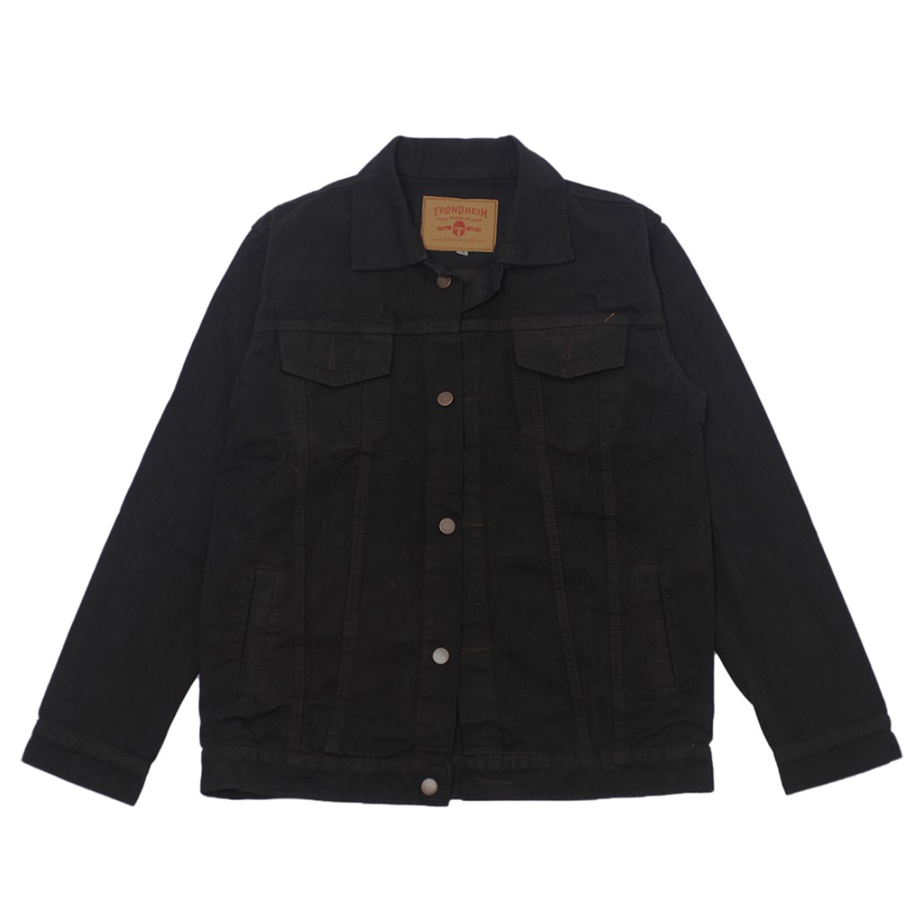 Trondheim Jaket Jeans Pria Travis Black