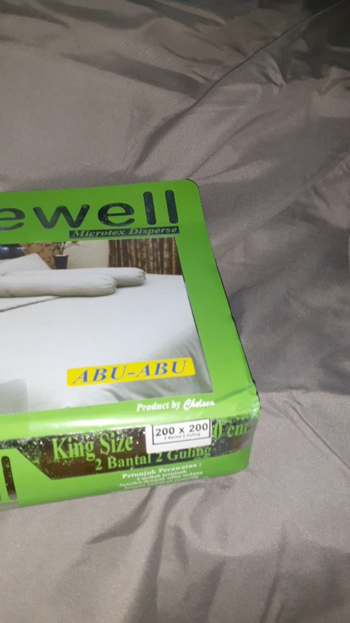 Sprei Polos Asli Rosewell Katun Microtex Uk Extra King (uk 200x200 Cm)